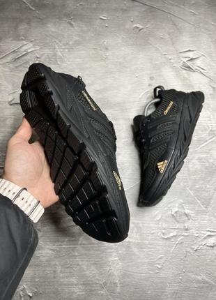Кросівки літні сітка boys adidas чорні .4 фото