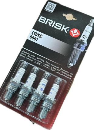 Свечи brisk l15yc к-т ваз 2101 2102 2103 2104 2105 2106 2107 2108 2109 21099 2113 2114 2115 заз 1102 таврия