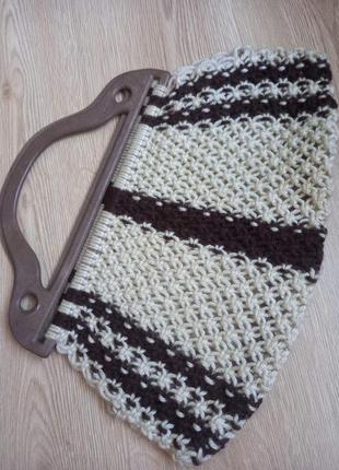 Оригінальна вʼязана сумка