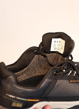 Кросівки термо чоловічі водонепроникні 586815 чорно-сірі 41 44 45 467 фото
