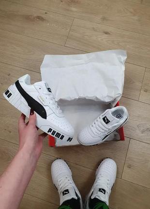 Женские кроссовки puma cali (кожа!)