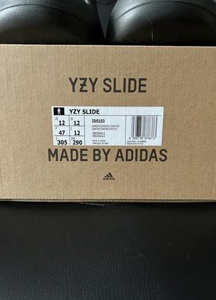 Adidas yeezy slide dark onyx id51034 фото