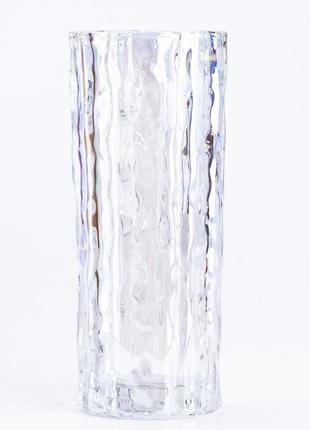 Ваза для цветов больших букетов 28.5 (см) декоративная ваза ø 10.5 (см) для интерьера стеклянная высокая2 фото