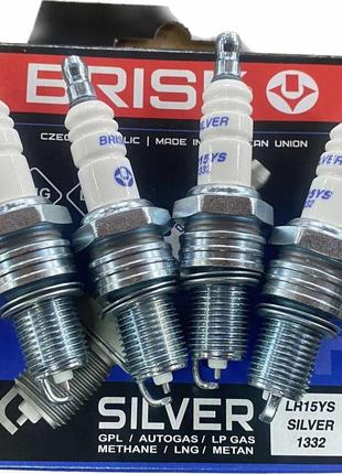 Свечи brisk  lr15ys silver ваз 2101 2103 2104 2105 2106 2107 2108 2109 21099 2113 2114 2115 таврия lanos sens