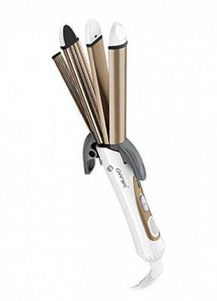 4 в 1 плойка для волос progemei gm-2962 (гофре, плойка, утюжок, стайлер)