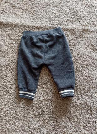 Мягенькие штаны, джогеры на мальчика р 3-6 месяцев3 фото