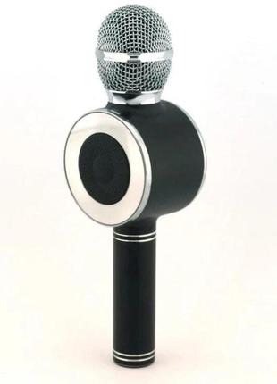 Бездротовий мікрофон караоке ws-668, black