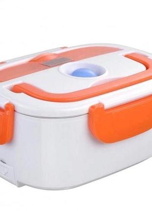 Электрический ланч бокс с подогревом lunchbox ys-001, orange