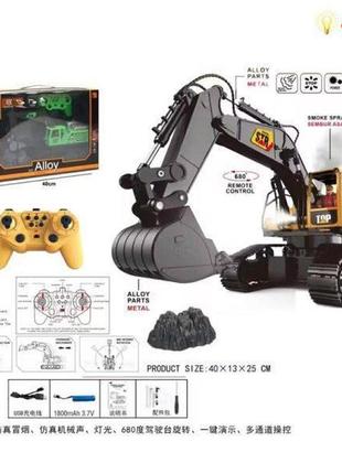 Екскаватор на р/к 689-711 акум.металопластик; світло; звук; дим 30*15*40