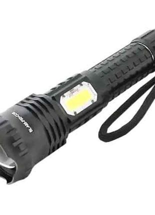 Ліхтар ручний акумуляторний bl-a95-p50-cob 1x18650, zoom, зп microusb, box2 фото