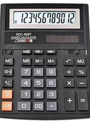 Настільний бухгалтерський калькулятор sdc-888t