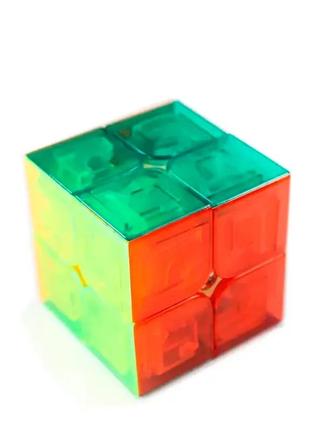 Кубик рубика 2х2 yupo yj прозрачный