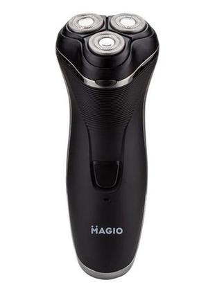 Электробритва magio mg-686, профессиональная электробритва, бритва для бороды, машинка мужская для бритья2 фото