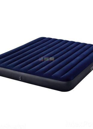 Intex 64755 надувной матрас 183 х 203 х 25 см  classic downy airbed dura-beam 4.7 кг