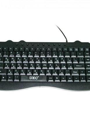Usb мини проводная клавиатура ukc kp-918