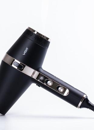 Фен для волос профессиональный с концентратором 2000 вт ионизация 2 режима работы vgr