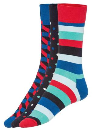 Подарочная коробка носков happy socks для женщин и мужчин, 3 пары