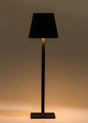 Настольная лампа на аккумуляторе в скандинавском стиле 5 вт светильник настольный черный (настольные лампы)