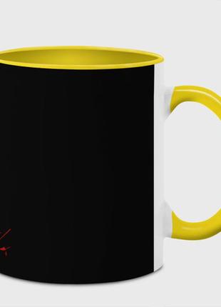 Чашка с принтом  «спайк космический ковбой» (цвет чашки на выбор)