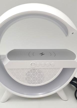 Багатофункціональна rgb лампа-нічник із бездротовим заряджанням + колонка5 фото