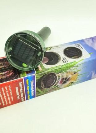 Відлякувач гризунів кротів і комах акумуляторний на сонячній батареї ультразвукової6 фото