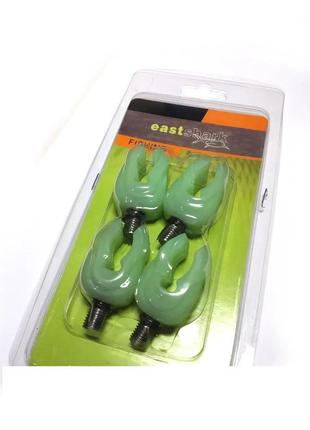 Подставка под удочки и спиннинги рогачи силиконовые светонакопительные 4шт "оригинал"