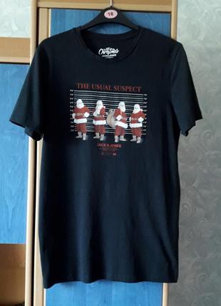 Тонкая футболка, 42?-44-46?, хлопок, jack&jones