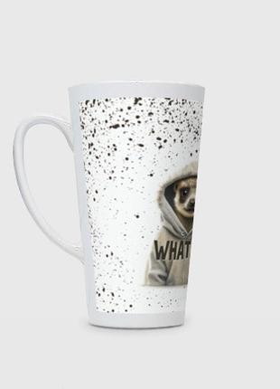 Чашка з принтом  лате «meerkats whatsapp»