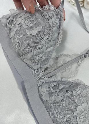 Прекрасный кружевной бюстгальтер без косточек топ бралетт h&amp;m