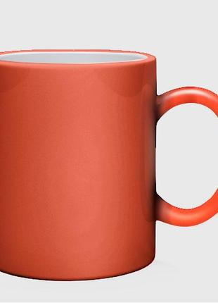 Чашка з принтом  керамічний «keep calm and drink tea» (колір чашки на вибір)4 фото
