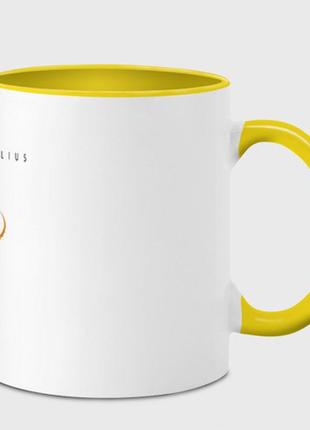 Чашка з принтом «nautilus pompilius золотий вік» (колір чашки на вибір)
