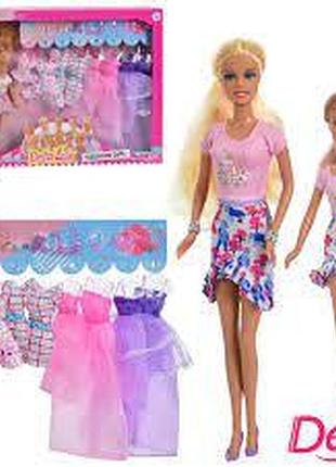 Набор кукол defa lucy мама с дочкой и одеждой (8447)