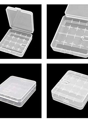 Бокс, кейс, футляр для 4 акумуляторів типу 18650