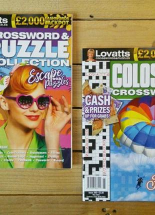 Журнал-кроссворды crossword & puzzle, журналы на английском