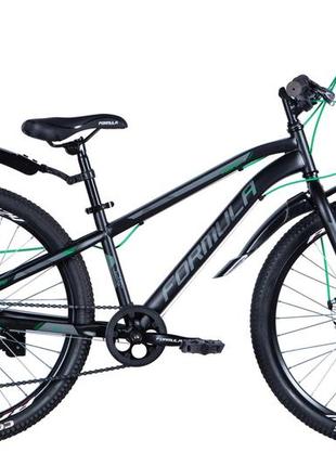 Велосипед st 24" formula forest dd рама- з крилом pl 2024 (жовтогарячий)