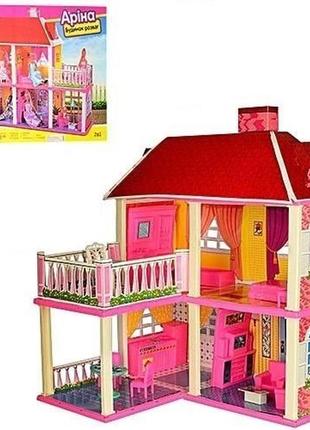 Великий ляльковий будиночок аріна дім мрії двоповерховий особняк