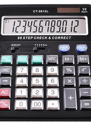 Калькулятор 5812l,  двойное питание