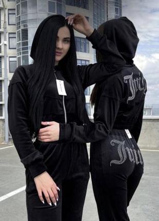 Велюровий спортивний костюм від juicy couture2 фото