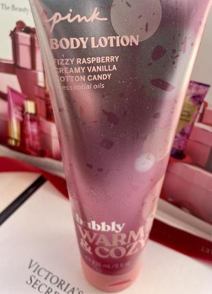 Victoria's secret pink bubbly warm & cozy body lotion