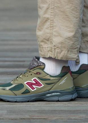 Кроссовки new balance 990 v3 x teddy santis “green purple”