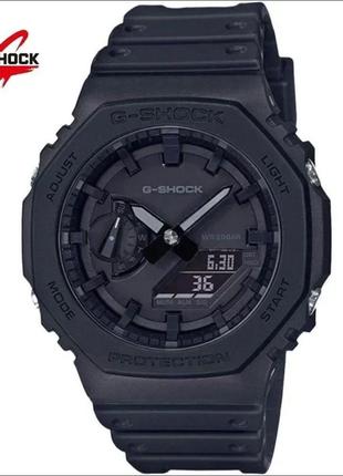 Часы casio g-shock ga-2100 джи шок тактические черные