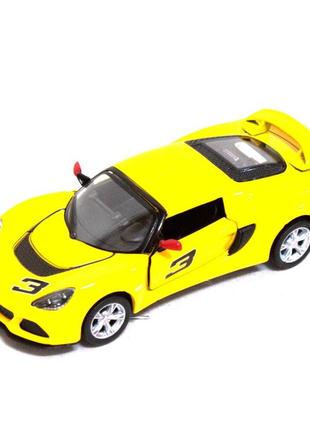 Машинка kinsmart "lotus exige s, 2012" (жовта)