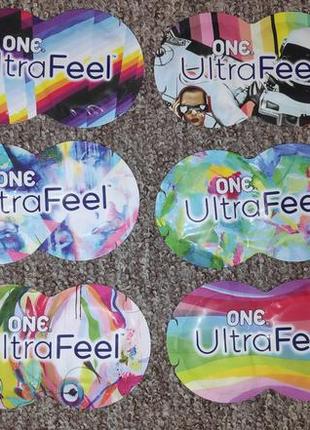 Презервативи one ultrafeel - 2в1, тонкий презерватив та 2мл лубриканта разом преміум сегмента 1 шт