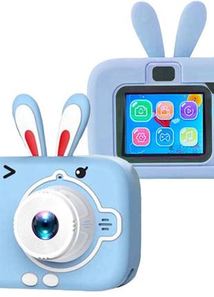 Дитячий фотоапарат x900 rabbit, blue
