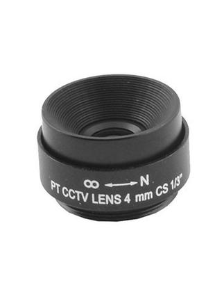 Об`єктив cctv 1/3 pt0412ni  4mm f1.2 fixed iris lens