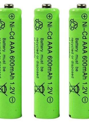 Аккумулятор aaa 1.2v 600 mah ni-cd