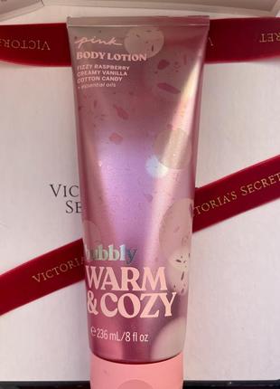Victoria's secret pink bubbly warm & cozy body lotion3 фото