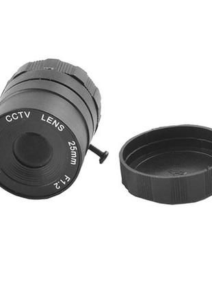 Варіофокальний об'єктив cctv 1/3 pt2512nd   25mm ir  f1.2 manual iris