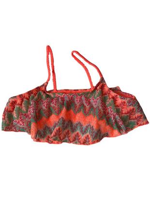 Верхня частина купальника з мереживом для дівчинки primark 7595408 164 см (13-14 years) кораловий