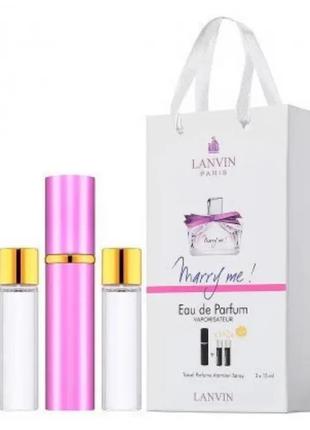 Lanvin marry me edp 3x15ml - trio bag